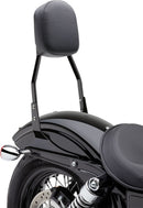 Square 17 Inch Sissy Bar Black For Harley Davidson FXD 1584 2007-2010