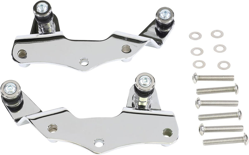 Docking Kit For Detachable Backrest Chrome For Harley Davidson FLHR 1584 2009-2011