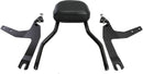 Detachable Backrest Quick Kit Black For Harley Davidson FLSTF 1584 2007-2010