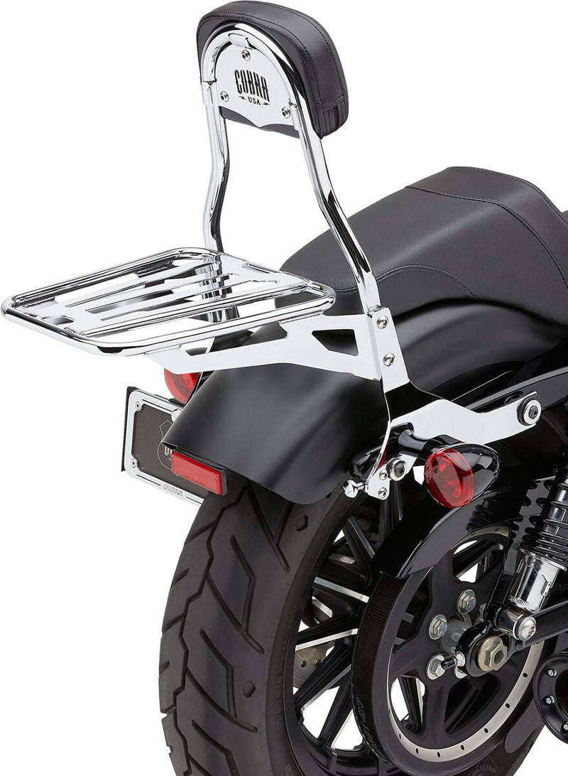 Detachable Backrest Quick Kit Chrome For Harley Davidson XL 1200 NS 2021