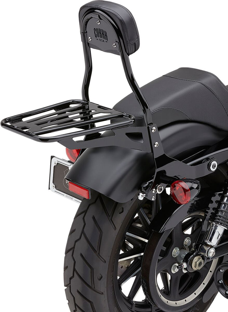 Detachable Backrest Quick Kit Black For Harley Davidson XL 1200 NS 2021