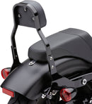 Detachable Backrest Mini Kit Black For Harley Davidson FLSTC 1450 2000-2003