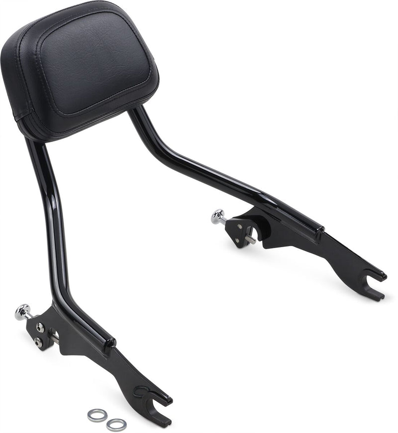 Short Detachable Backrest Black For Harley Davidson FLHR 1750 ABS 2021-2022