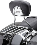 Detachable Backrest Chrome For Harley Davidson FLHR 1340 1997-1998