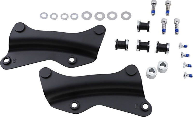 Quick Detach Tour Box Mount Gloss Black For Harley Davidson FLHR 1690 2014
