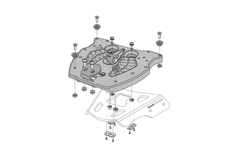 Adapter Kit For Aluminium Luggage Rack | Vendor No GPT.00.152.400