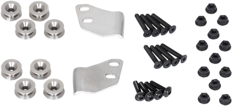 Adapter Kit Black / Silver For Evo Side Luggage Carriers | Vendor No KFT.00.152.200