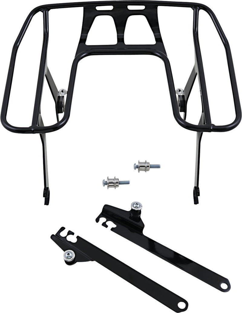 Big Ass Detachable Wrap Around Rack Black For Harley Davidson FXDSE2 1800 2008