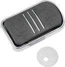 Sweeper Brake Pedal Pad Black / Chrome
