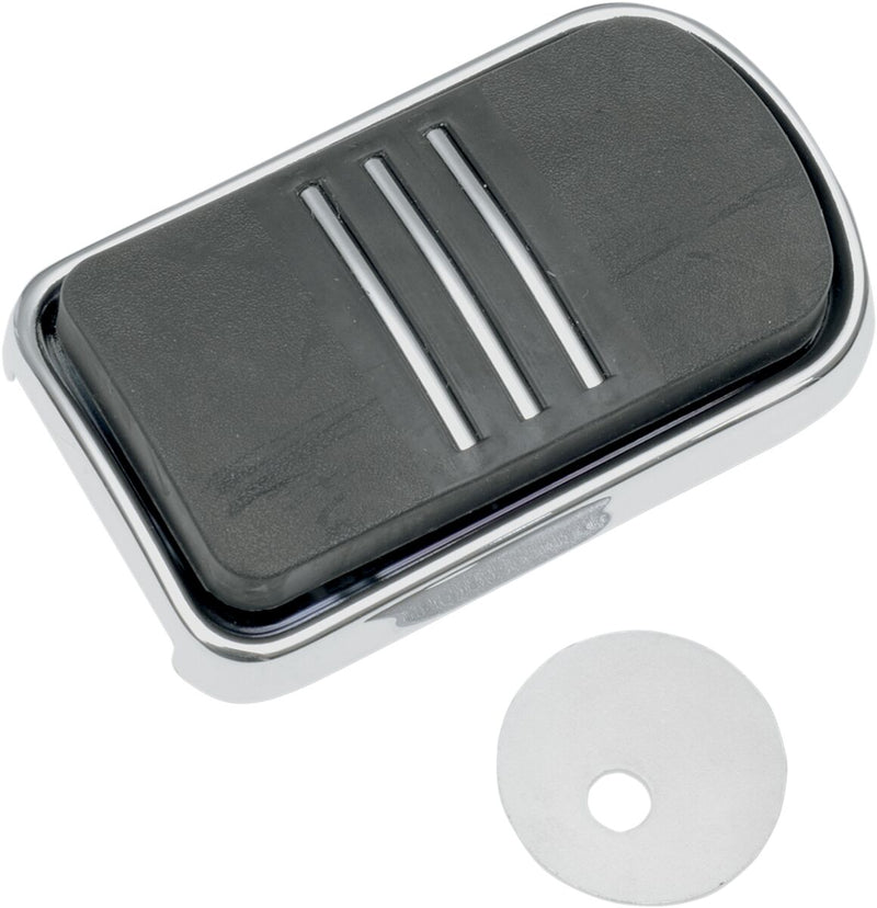 Sweeper Brake Pedal Pad Black / Chrome