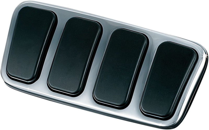 Brake Pedal Pad Black / Chrome