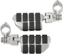 Dually ISO-Pegs With Mounts & 1-1/4 Inch Magnum Quick Clamps Black / Chrome