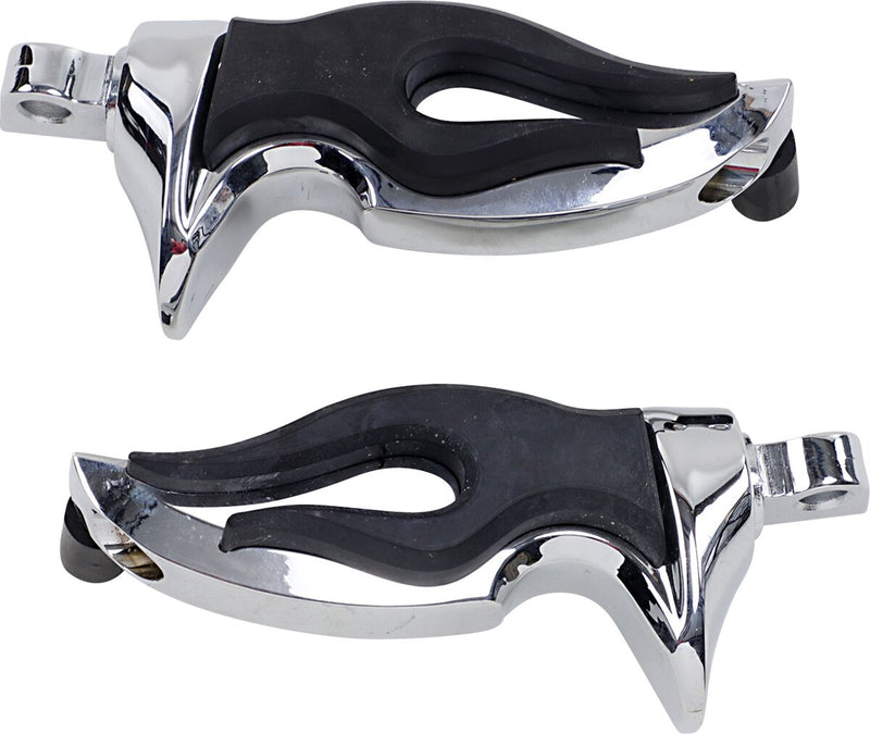 Flamin Pegs Male Mount Black / Chrome