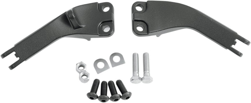 Passenger Footpeg Mount Kits Black / Wrinkle