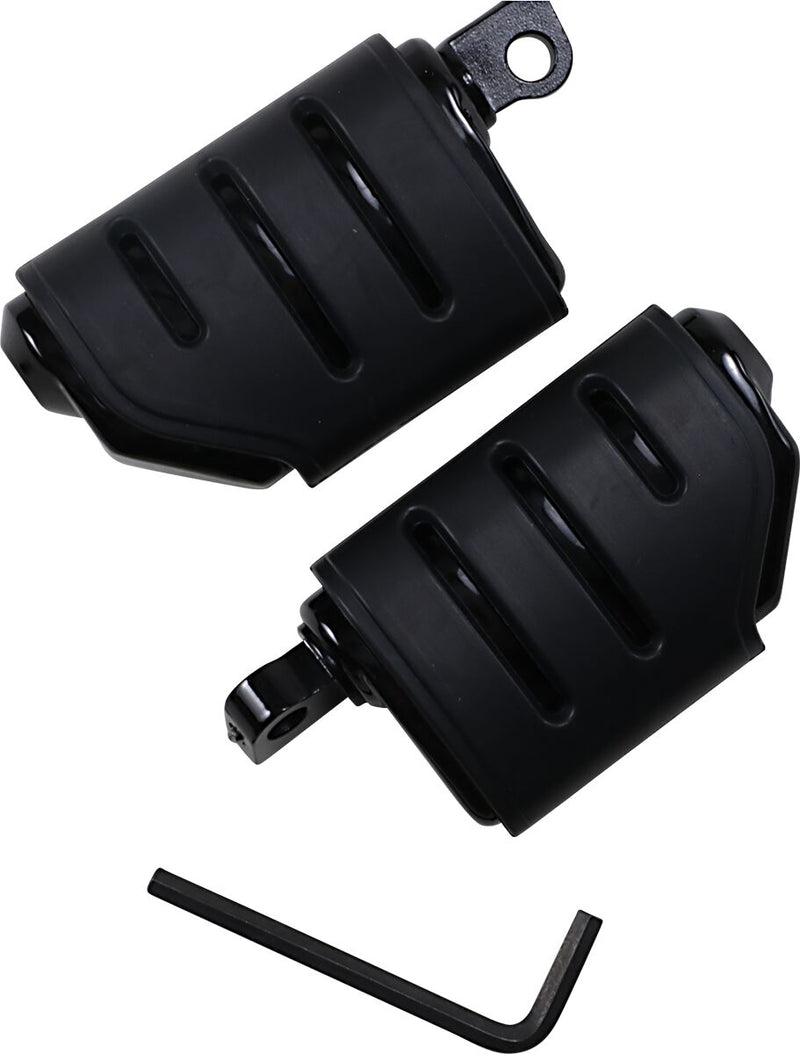 Trident Dually ISO Pegs Male-Mount Gloss Black