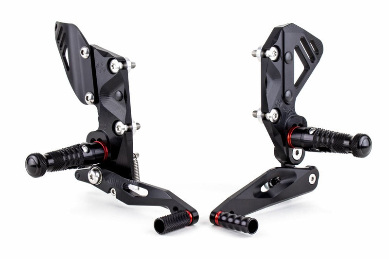 Factor-X Rearset Black For Triumph Speed Triple 1050 2011-2015