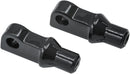 Male-Mount Footpegs Tapered Adapter Gloss Black