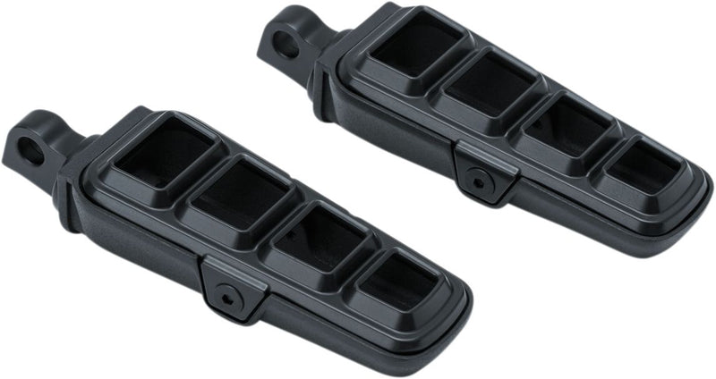 Dillinger Foot Pegs With Male Adapter Black