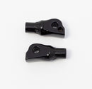 Tapered Passenger Footpeg Adapter Black For Harley Davidson FLDE 1750 ABS