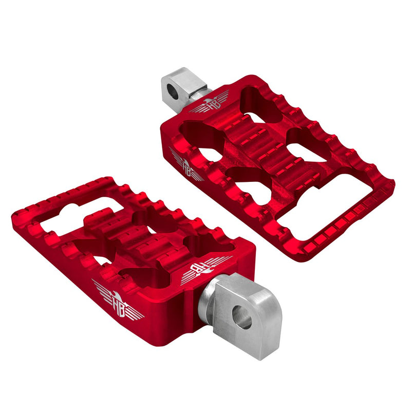 MX Foot Pegs Red For Harley Davidson FLD 1690 2012-2013 HBFPV1MMR