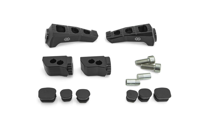 UF20 Footrest Kit Black For Triumph Speed Triple 1050 R ABS 2016-2017