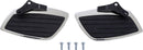 Rear Swept Floorboard Kit Black / Chrome For Kawasaki VN 900 2006-2016