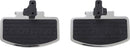 Classic Rear Floorboard Kit Black / Chrome For Suzuki M 109 R 2006-2014