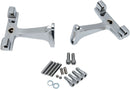 Passenger Floorboard Mounts For Dressers Chrome