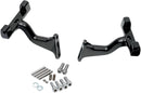 Raised Passenger Floorboard Mounts For Dressers Gloss Black