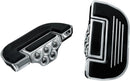 Premium And Ribbed Floorboards Black / Chrome
