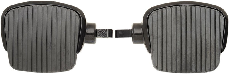 Footboard Mini 4" Male End Black Powder Coated