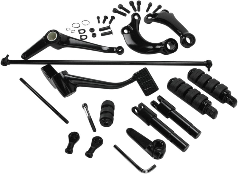 Forward Control Kit Aluminum / Anodized Black For Harley Davidson XL 1200 C 2004-2013