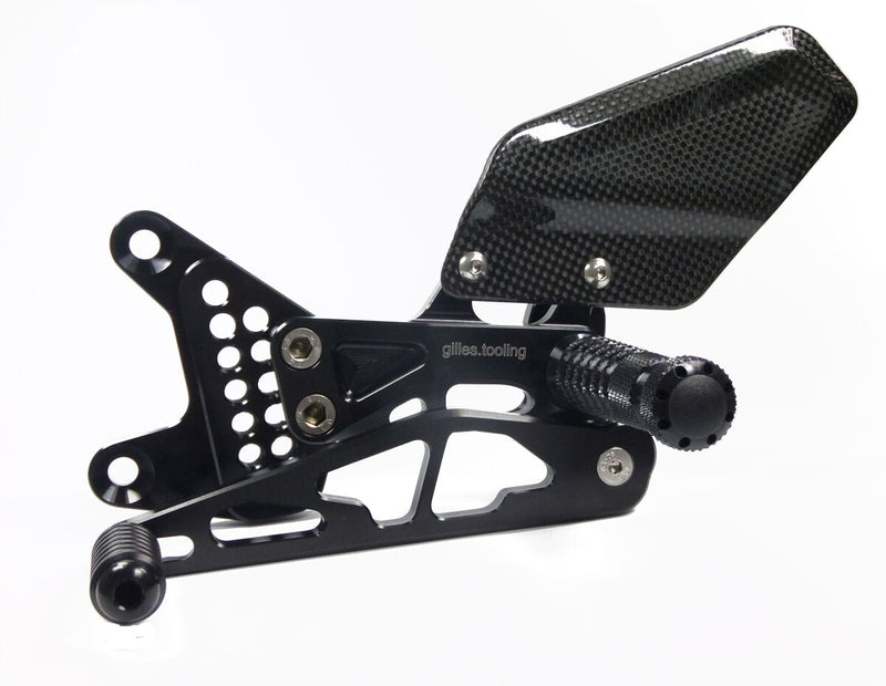 AS31GT Rearset Black For Aprilia RSV 1000 R 2004-2009