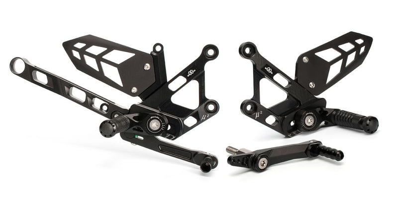 MUE2 Rearset Black For Yamaha MT-10 ABS 2021