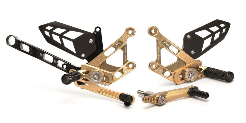 MUE2 Rearset Black / Gold