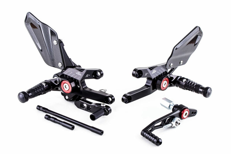 MUE2 Rearset Black / Red