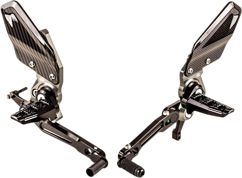 RCT10GT Adjustable Rearset Black