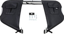 Plain Lowers For Lindby Bar Black For Harley Davidson FLST 1450 2006