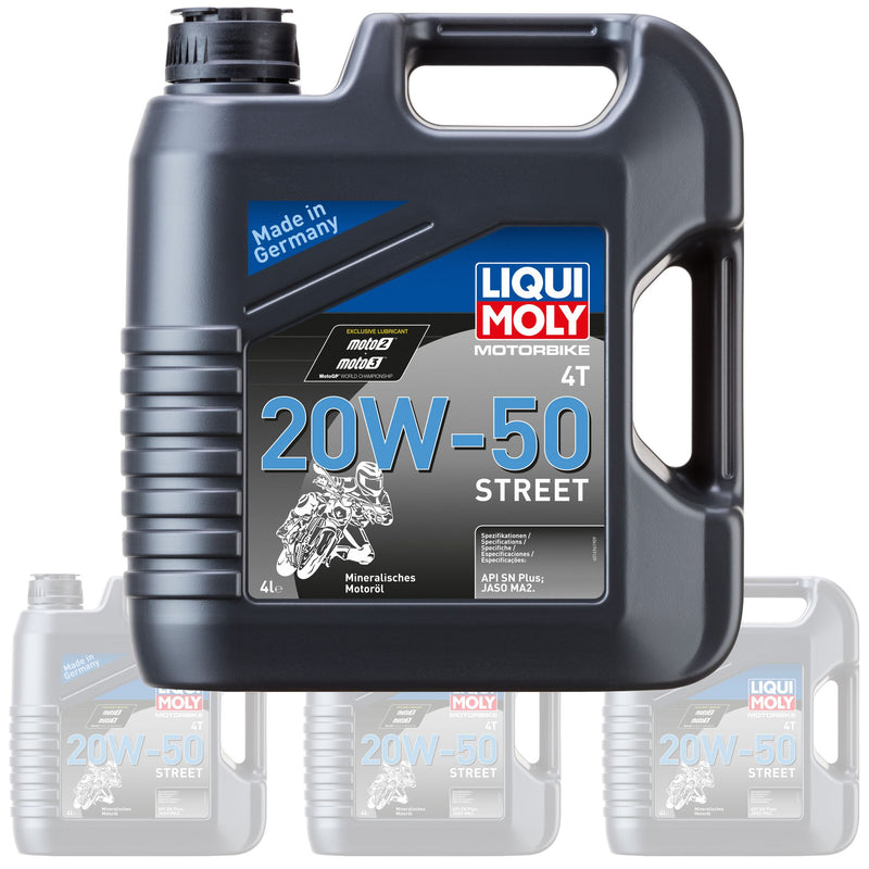 4 Stroke Mineral 20W-50 Street Oil - Box Of 4