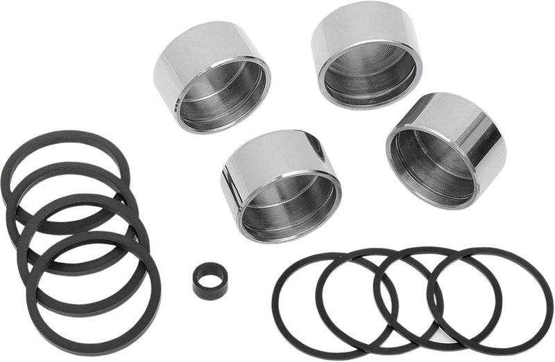 Front Caliper Rebuild Kit Black For Harley Davidson FLD 1690 2012-2013