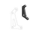 Supermoto Racing Rotor Adapter Bracket Black For Honda CRF 250 L 2015