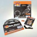 Flame Floating Disc Front Brake Kit Black - 270mm