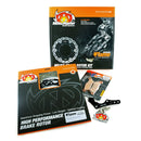 Supermoto Racing Front Brake Kit Black / Silver