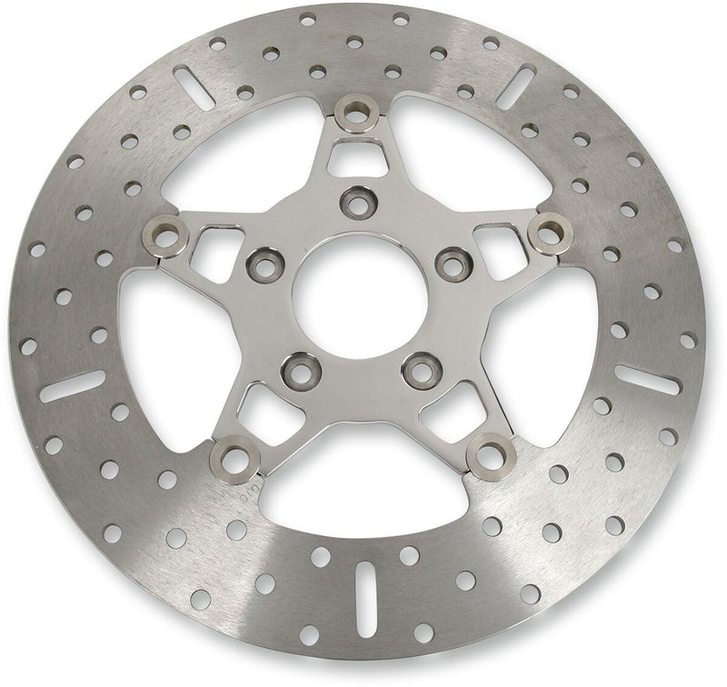 FSD Series Floating Round Stainless Steel Front Brake Rotor For Big Twins For Harley Davidson FLHR 1450 2000-2003