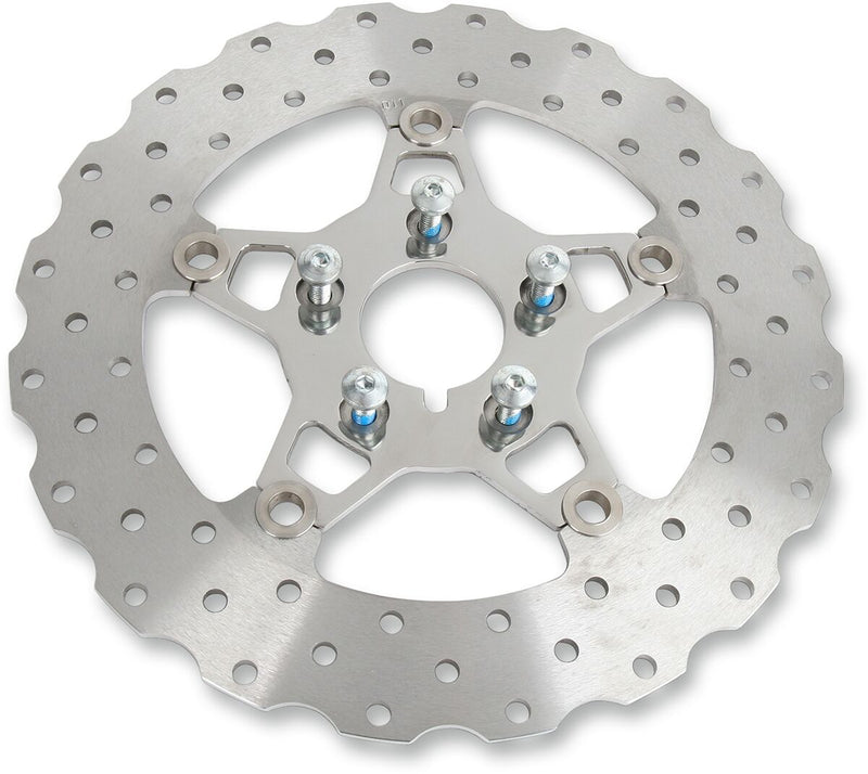 FSD Series Floating Contour Stainless Steel Front Brake Rotor For Big Twins For Harley Davidson FLHR 1340 1994-1998