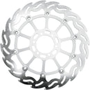 Flame Series Floating Front Right Brake Rotor Black For Aprilia AF1 125 1990-1992