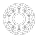 Custom Series Floating Front Brake Rotor Black / Silver For Honda CB 1000 R 2008-2016