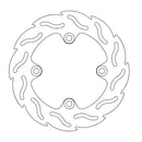 Flame Series Rear Brake Rotor Natural For Kawasaki ER-6F 650 2006-2008