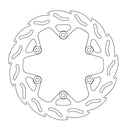 Flame Series Rear Brake Rotor Natural For Ducati 851 1990-1991