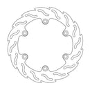 Flame Series Rear Brake Rotor Natural For Suzuki GSX 1300 BK 2008